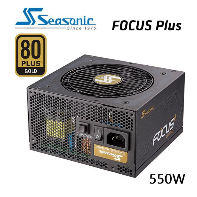 SeaSonic 550W FOCUS PLUS Gold PSU (SSR-550FX) Payday Deals