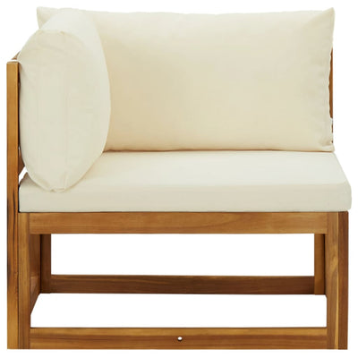 Sectional Corner Sofas 2 pcs with Cushions Cream White Payday Deals