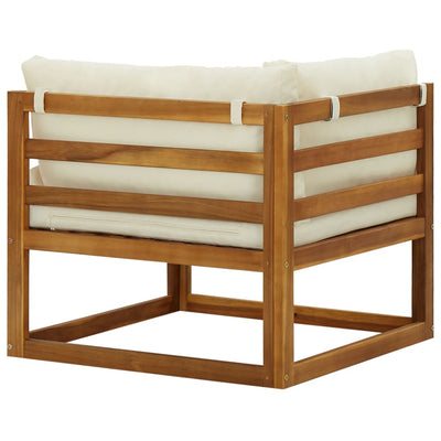 Sectional Corner Sofas 2 pcs with Cushions Cream White Payday Deals