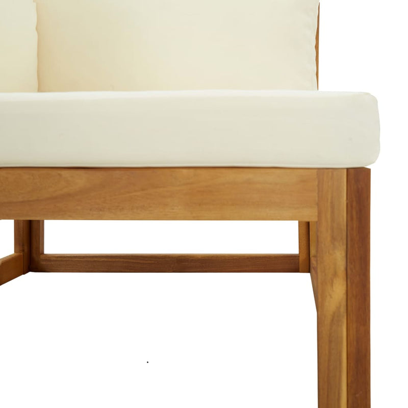 Sectional Corner Sofas 2 pcs with Cushions Cream White Payday Deals