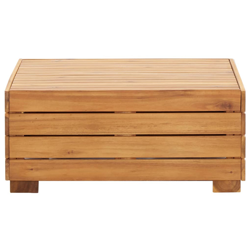 Sectional Footrest 1 pc with Cushion Solid Acacia Wood Payday Deals
