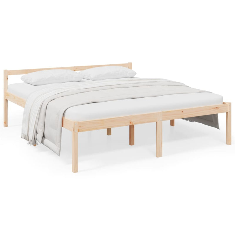 Senior Bed without Mattress 183x203 cm King Payday Deals