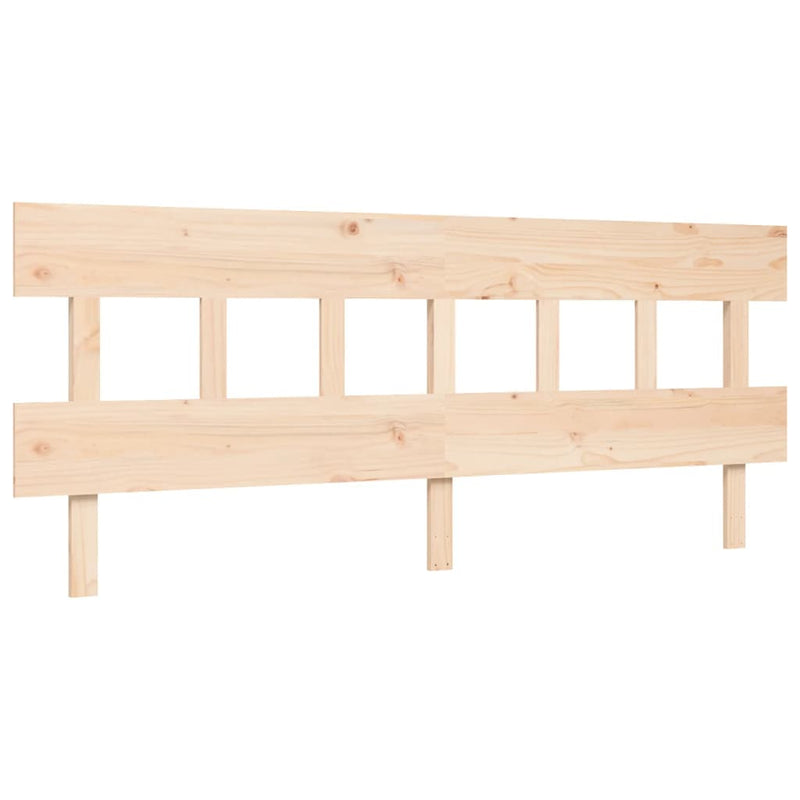 Senior Bed without Mattress 183x203 cm King Solid Wood Payday Deals