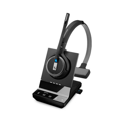 SENNHEISER SDW 5036 DECT Wireless Office headset with base station, for PC, deskphone and mobile, with BTD 800 dongle, monaural headset