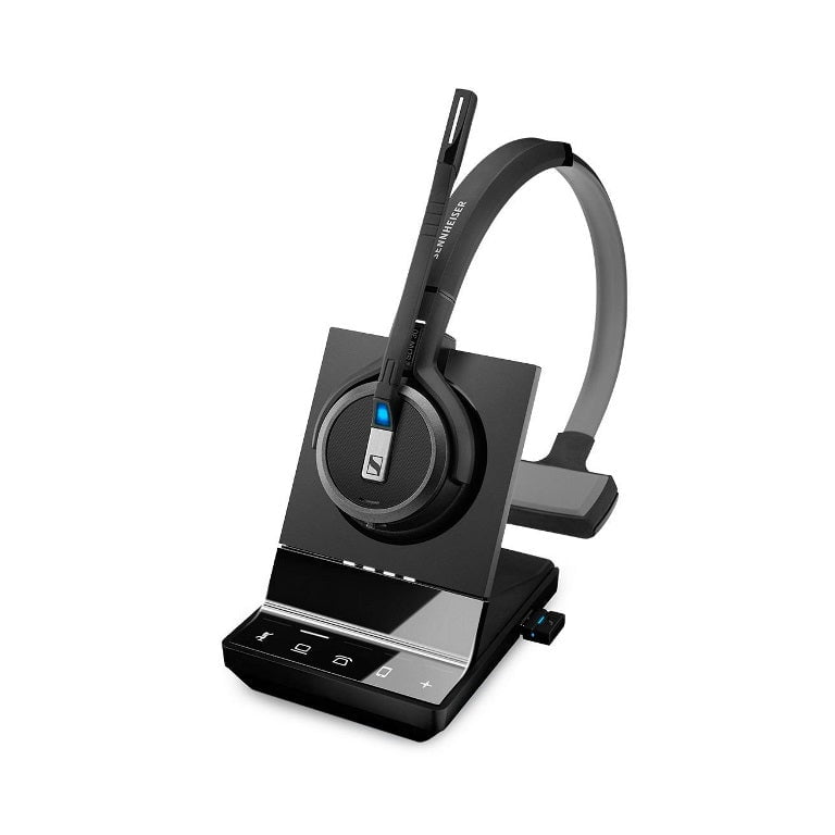 SENNHEISER SDW 5036 DECT Wireless Office headset with base station, for PC, deskphone and mobile, with BTD 800 dongle, monaural headset Payday Deals