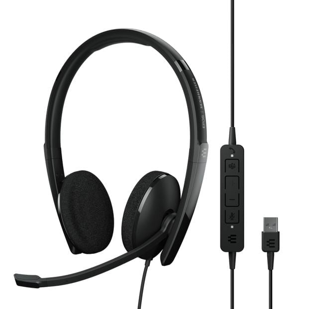 SENNHEISER | Sennheiser ADAPT 160T USB II On-ear, double-sided USB-A headset with in-line call control and foam earpads. Certified for Microsoft Teams Payday Deals