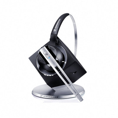 SENNHEISER | Sennheiser DW10 ML Office - DECT Wireless Office headset with base station, for desk phone and PC, convertible (headband or earhook) Teams