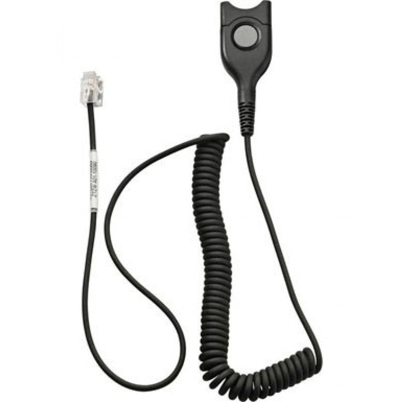 SENNHEISER Standard Bottom cable: EasyDisconnect to Modular Plug - Coiled cable - code 01 for direct connection to most phones Payday Deals