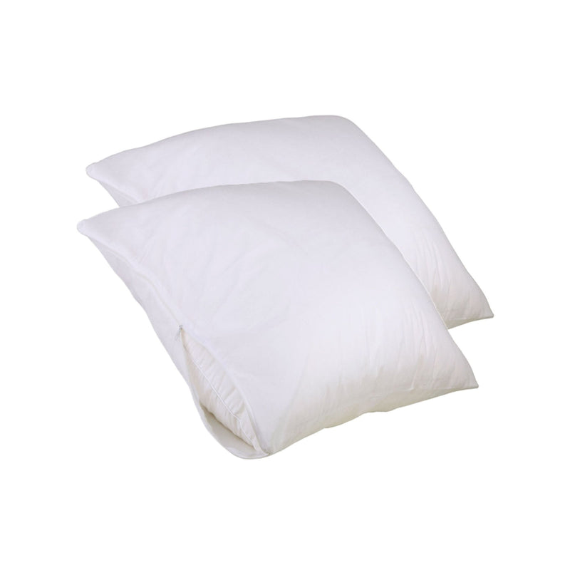 Set of 2 Stain Resistant Pillow Protectors European Payday Deals