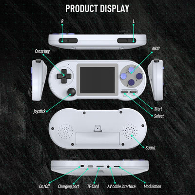 SF2000 3inch IPS Handheld Game Console Built-in 6000 Games Retro Games FC/SFC AU Payday Deals