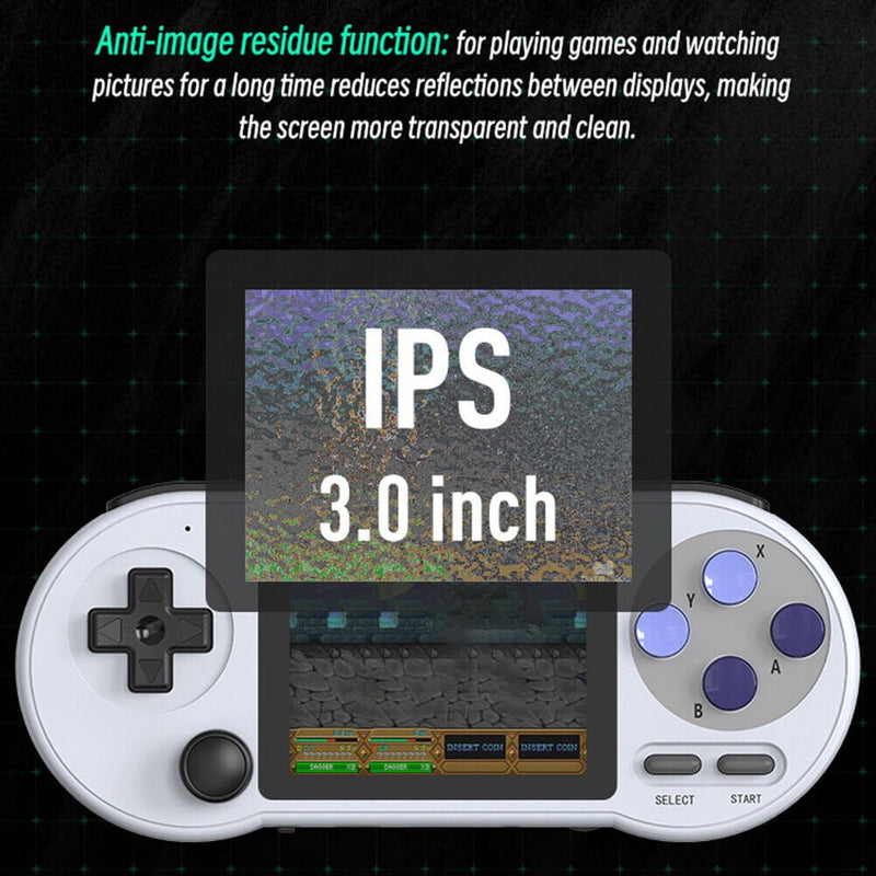 SF2000 3inch IPS Handheld Game Console Built-in 6000 Games Retro Games FC/SFC AU Payday Deals