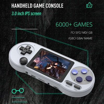 SF2000 3inch IPS Handheld Game Console Built-in 6000 Games Retro Games FC/SFC AU Payday Deals