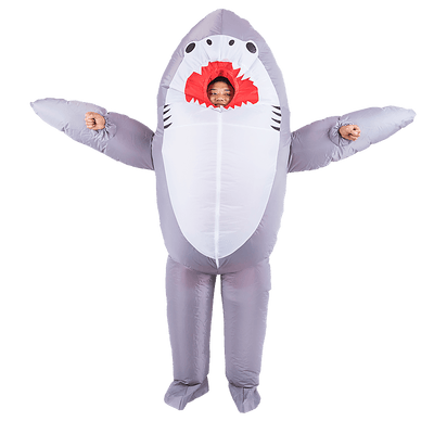 Shark Fancy Dress Fan Inflatable Costume  Suit Payday Deals