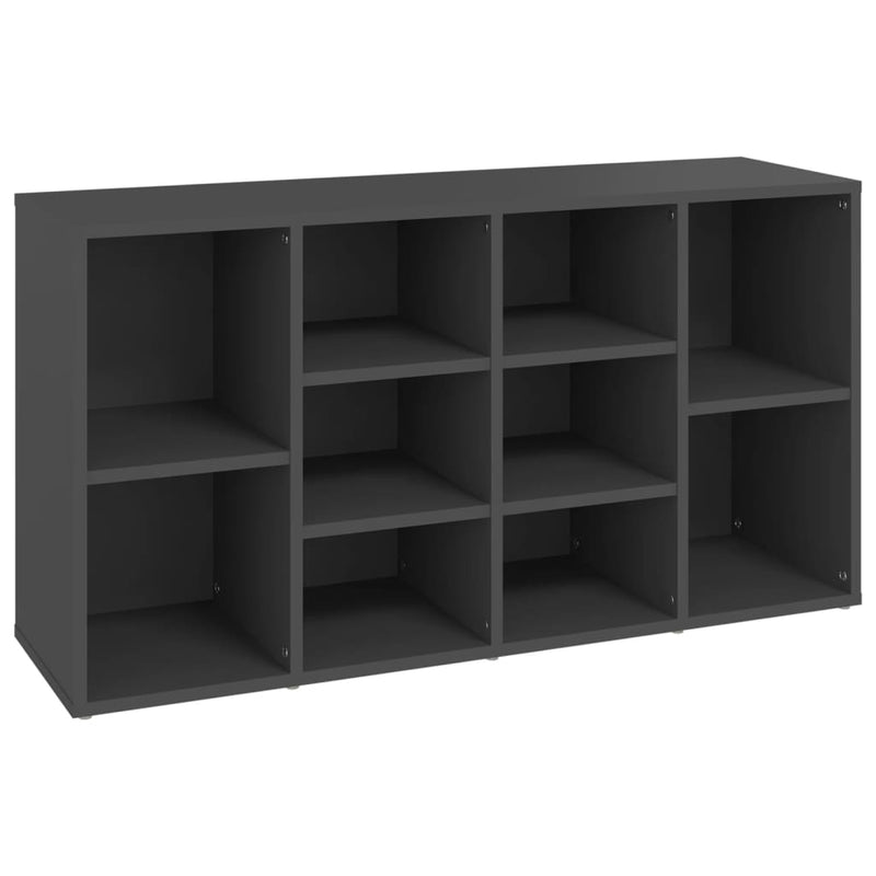 Shoe Bench Grey 103x30x54.5 cm Engineered Wood Payday Deals