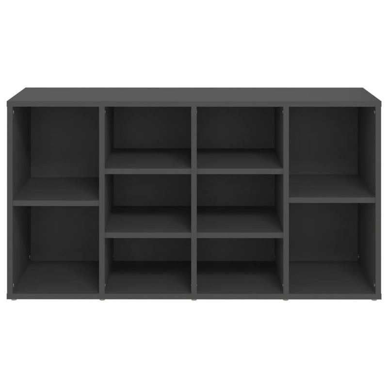 Shoe Bench Grey 103x30x54.5 cm Engineered Wood Payday Deals