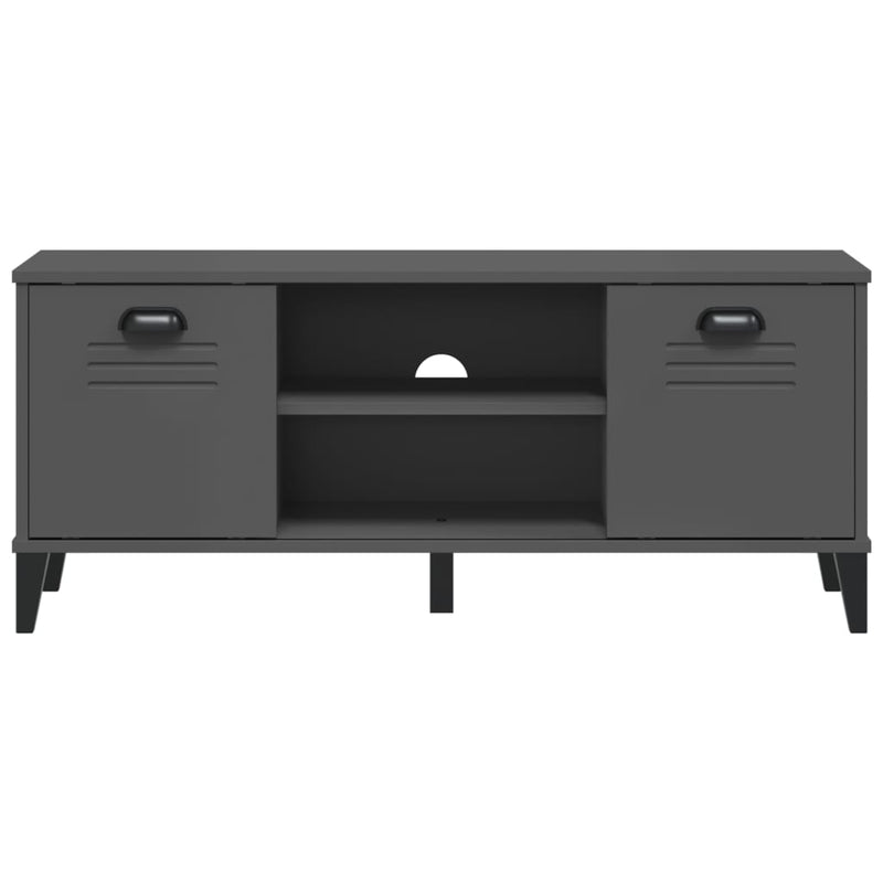 Shoe Bench VIKEN Anthracite Grey 106x35x45 cm Engineered Wood Payday Deals