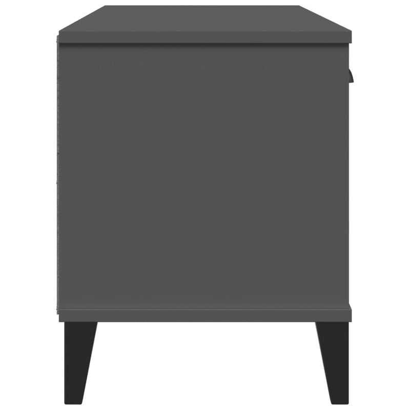 Shoe Bench VIKEN Anthracite Grey 106x35x45 cm Engineered Wood Payday Deals