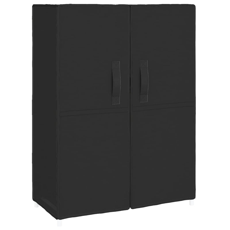 Shoe Cabinet Black 60x28x90 cm Fabric Payday Deals