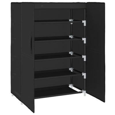 Shoe Cabinet Black 60x28x90 cm Fabric Payday Deals