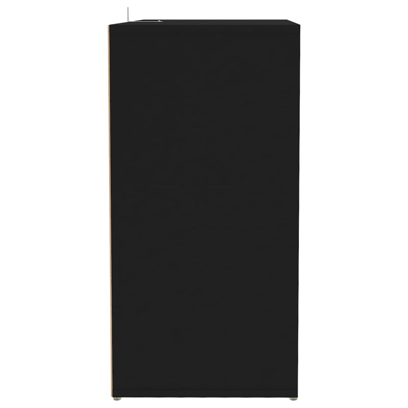 Shoe Cabinet Black 60x35x70 cm Engineered Wood Payday Deals