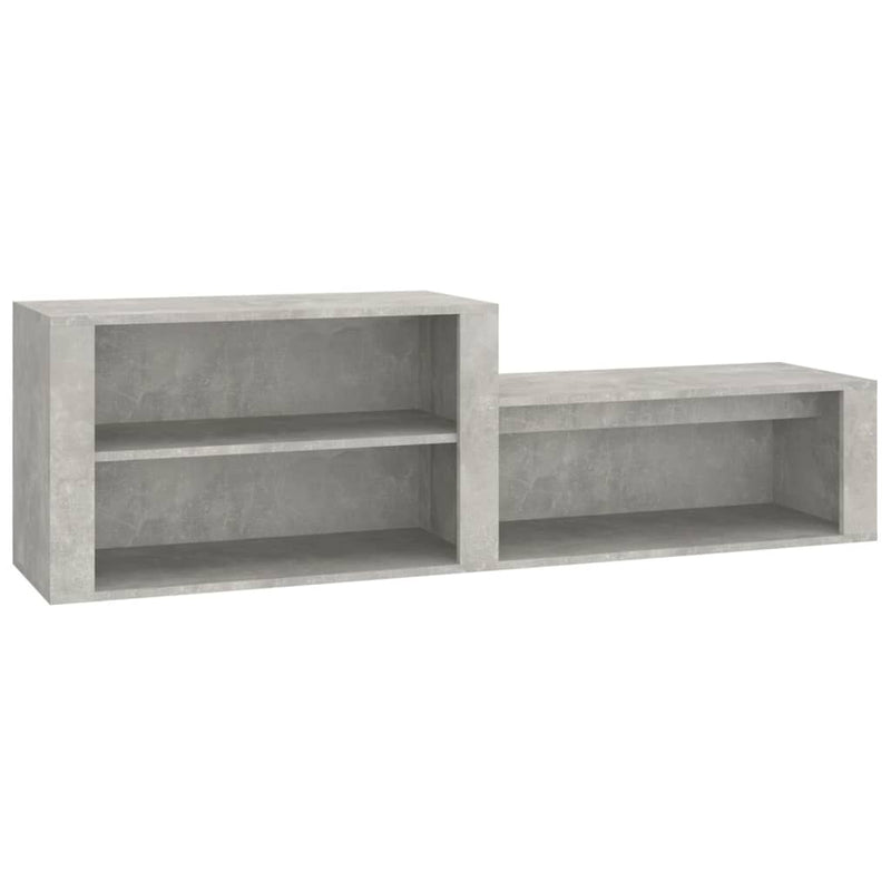 Shoe Cabinet Concrete Grey 150x35x45 cm Engineered Wood Payday Deals