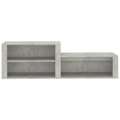 Shoe Cabinet Concrete Grey 150x35x45 cm Engineered Wood Payday Deals