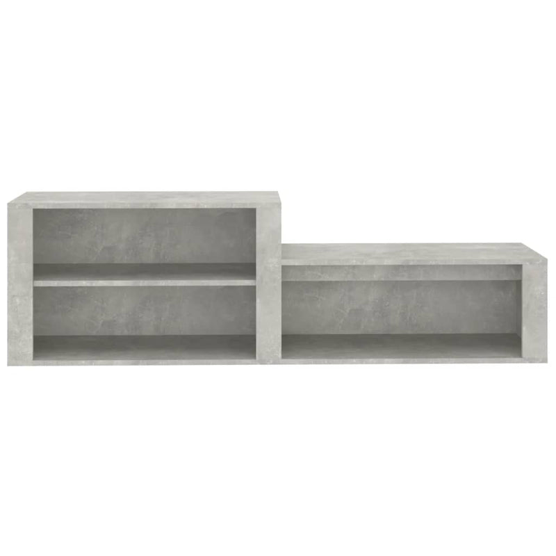 Shoe Cabinet Concrete Grey 150x35x45 cm Engineered Wood Payday Deals