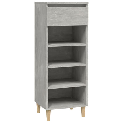 Shoe Cabinet Concrete Grey 40x36x105 cm Engineered Wood Payday Deals