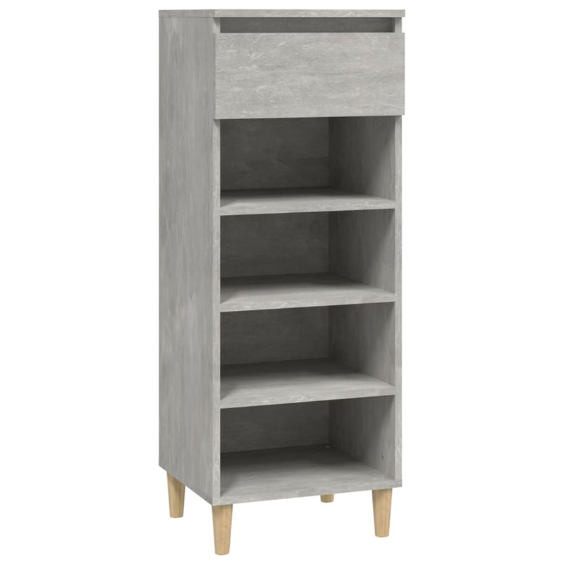 Shoe Cabinet Concrete Grey 40x36x105 cm Engineered Wood Payday Deals
