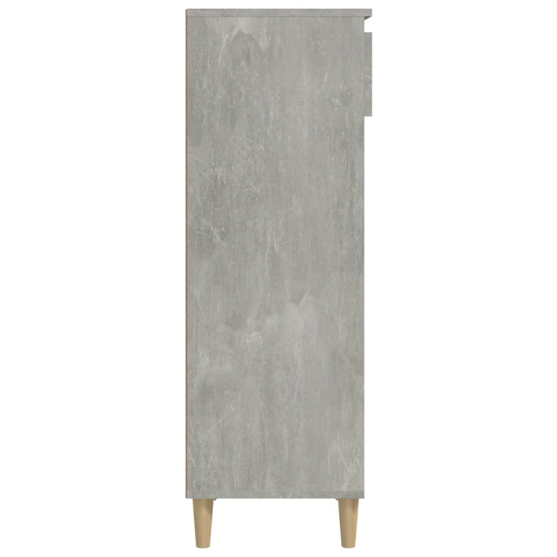 Shoe Cabinet Concrete Grey 40x36x105 cm Engineered Wood Payday Deals