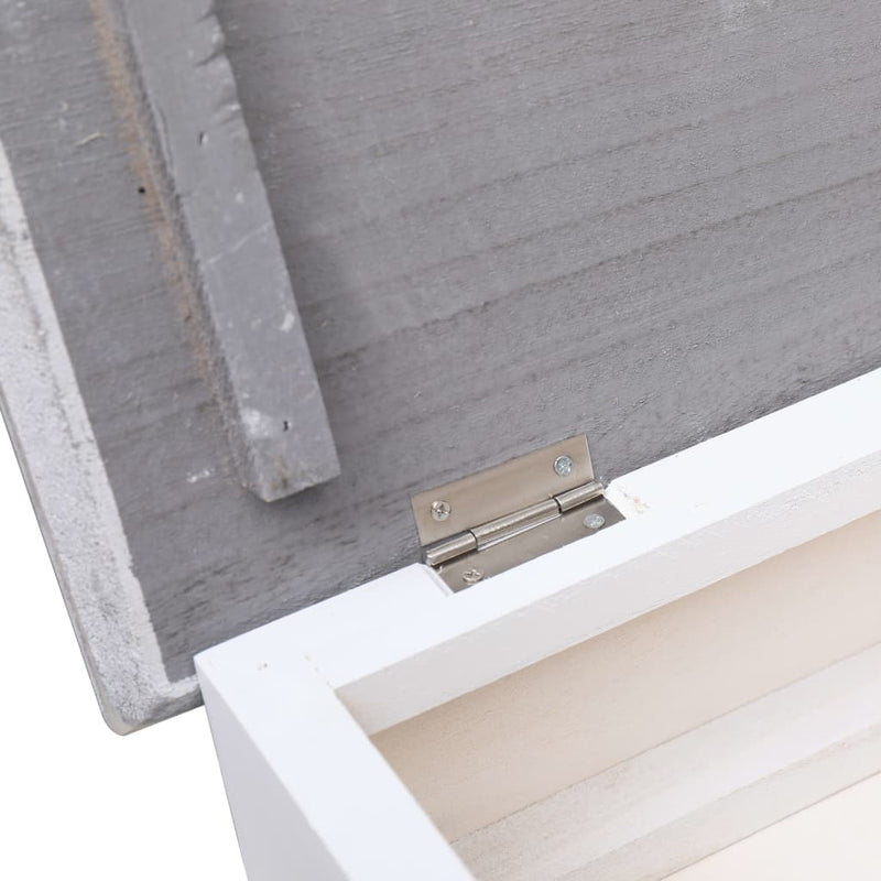 Shoe Cabinet Grey 50x28x98 cm Paulownia Wood Payday Deals