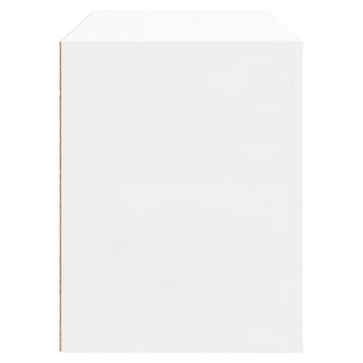 Shoe Cabinet High Gloss White 80x35x45 cm Engineered Wood Payday Deals