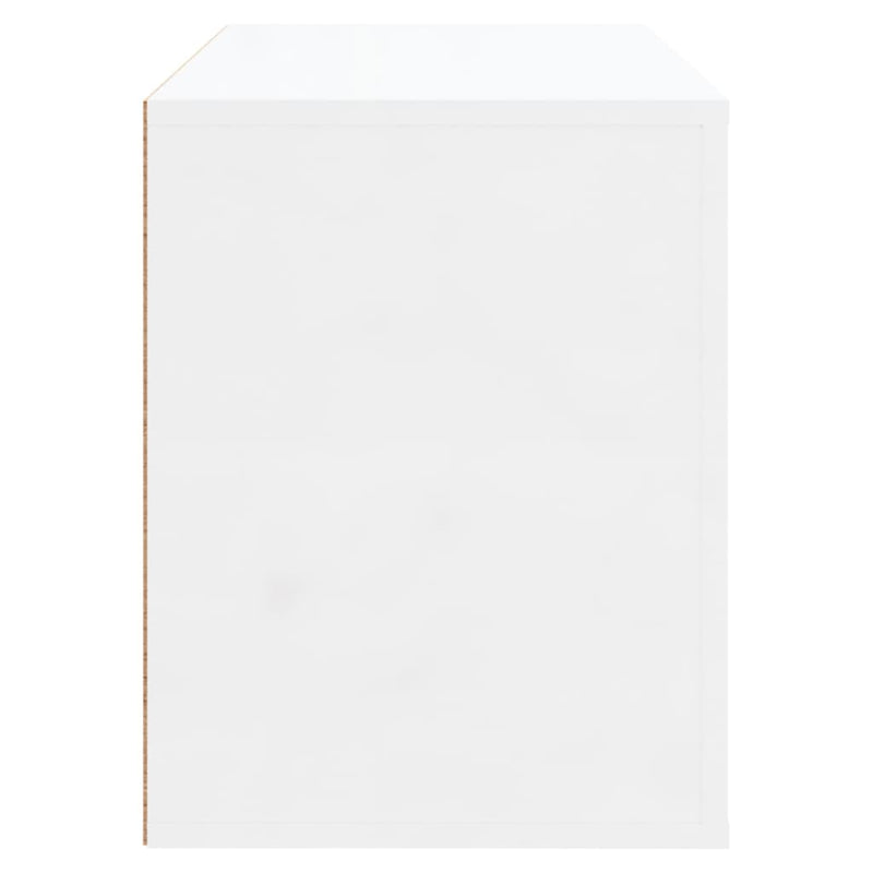 Shoe Cabinet High Gloss White 80x35x45 cm Engineered Wood Payday Deals