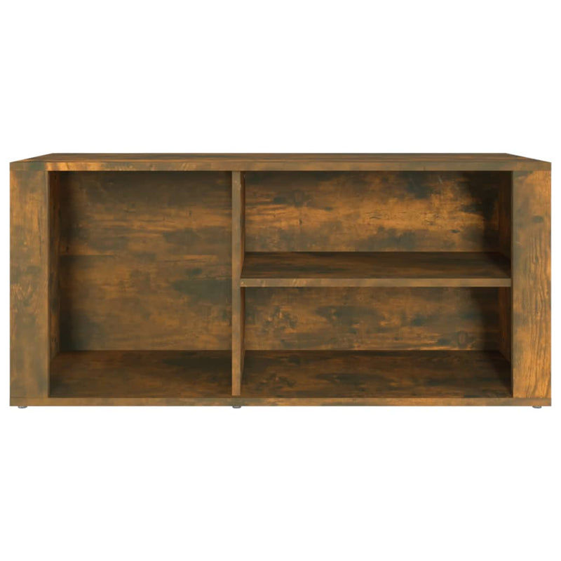 Shoe Cabinet Smoked Oak 100x35x45 cm Engineered Wood Payday Deals