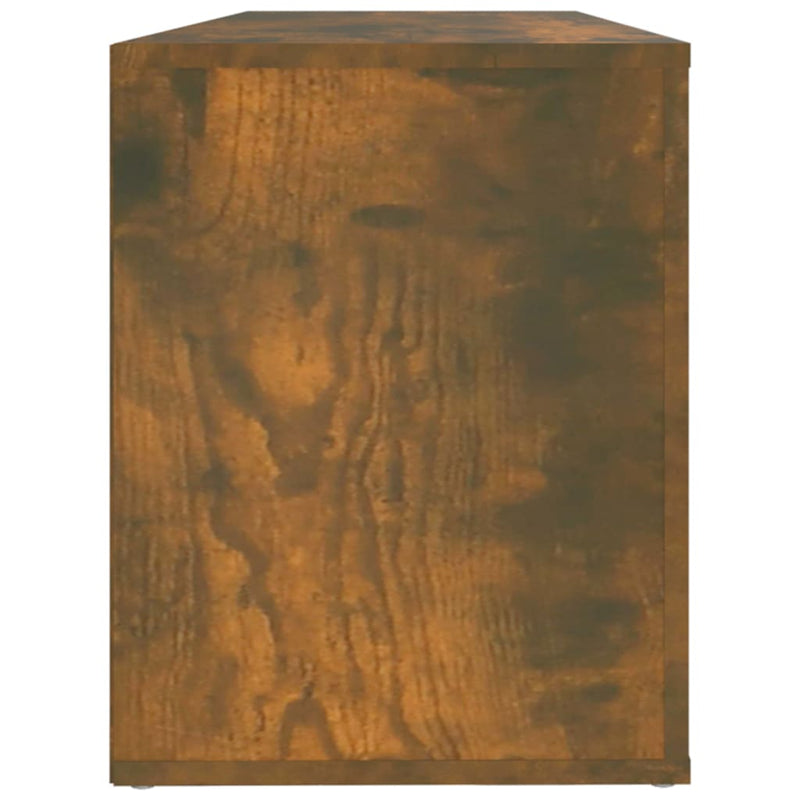 Shoe Cabinet Smoked Oak 100x35x45 cm Engineered Wood Payday Deals