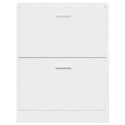 Shoe Cabinet White 59x17x81 cm Engineered Wood Payday Deals