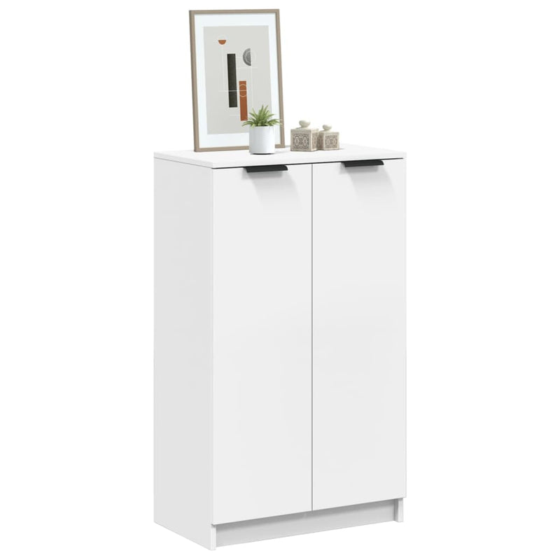 Shoe Cabinet White 59x35x100 cm Engineered Wood Payday Deals