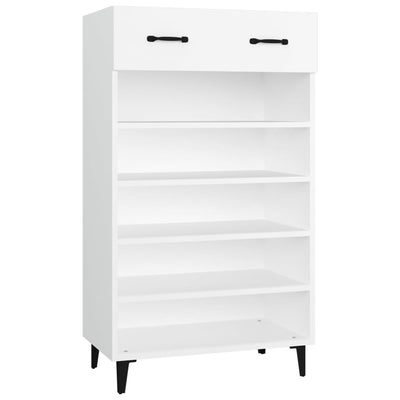 Shoe Cabinet White 60x35x105 cm Engineered Wood Payday Deals