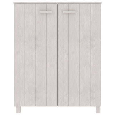 Shoe Cabinet White 85x40x108 cm Solid Wood Pine Payday Deals