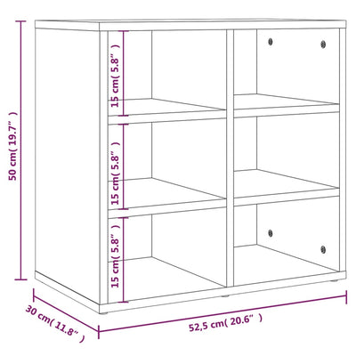 Shoe Cabinets 2 pcs Smoked Oak 52.5x30x50 cm Payday Deals