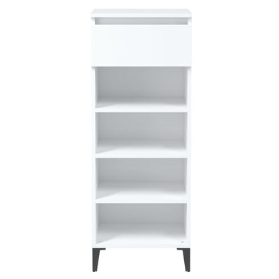 Shoe Rack White 40x36x105 cm Engineered Wood Payday Deals