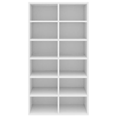 Shoe Rack White 54x34x100.5 cm Engineered Wood Payday Deals