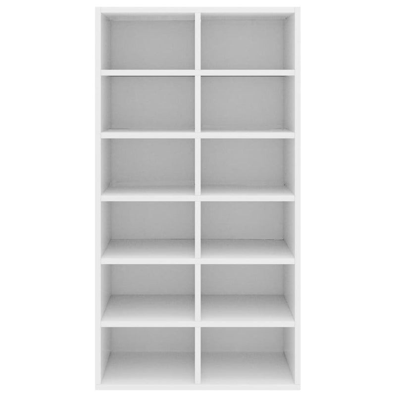 Shoe Rack White 54x34x100.5 cm Engineered Wood Payday Deals