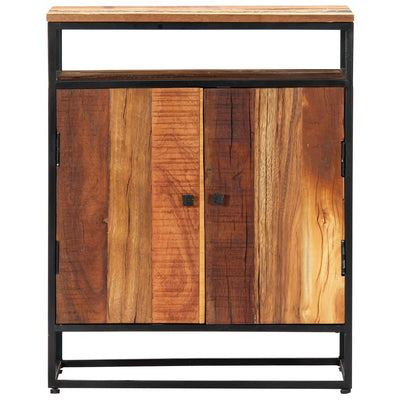 Side Cabinet 60x35x76 cm Solid Reclaimed Wood and Steel Payday Deals