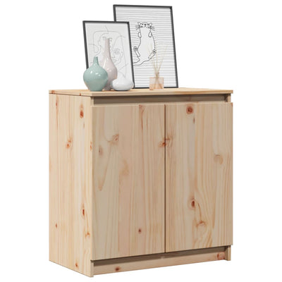 Side Cabinet 60x36x65 cm Solid Pinewood Payday Deals