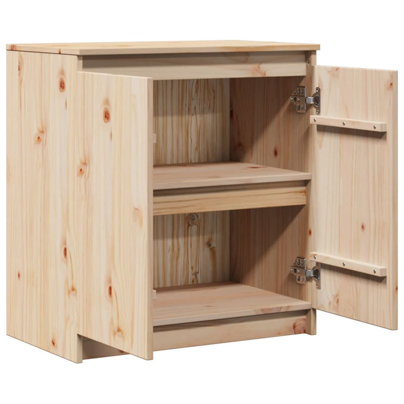 Side Cabinet 60x36x65 cm Solid Pinewood Payday Deals