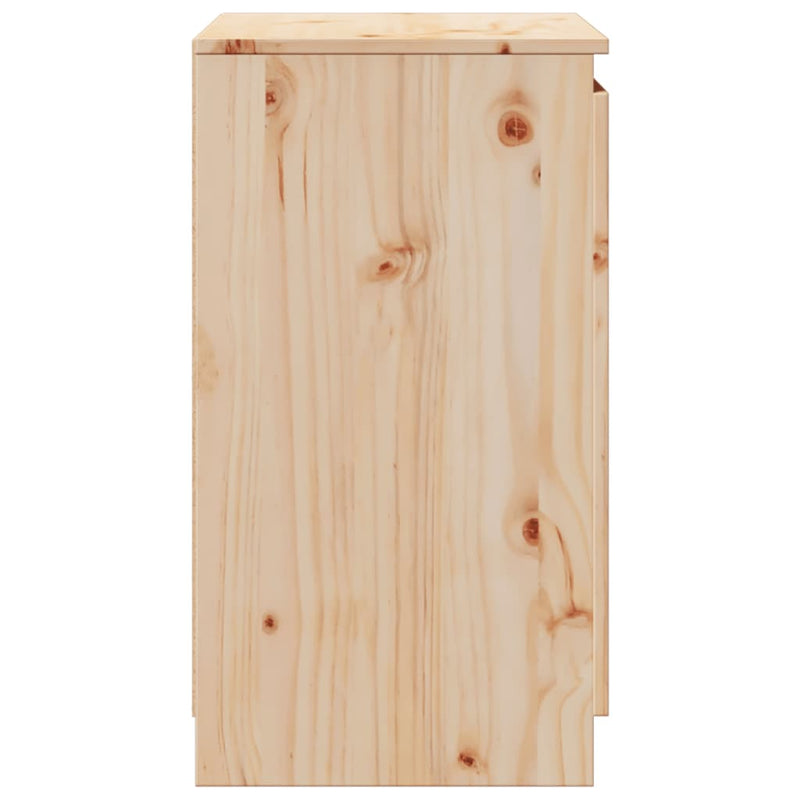 Side Cabinet 60x36x65 cm Solid Pinewood Payday Deals