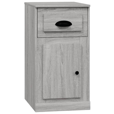 Side Cabinet with Drawer Grey Sonoma 40x50x75 cm Engineered Wood Payday Deals