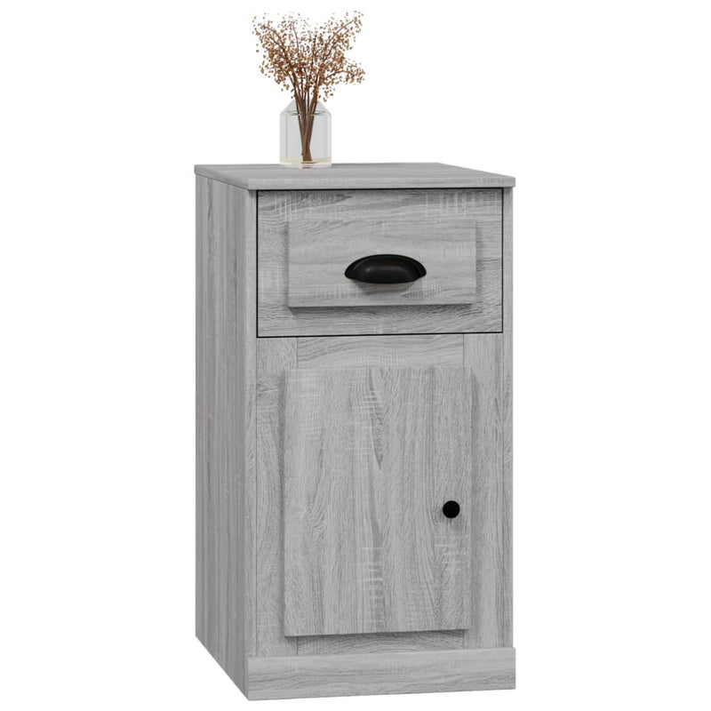 Side Cabinet with Drawer Grey Sonoma 40x50x75 cm Engineered Wood Payday Deals