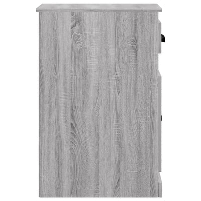 Side Cabinet with Drawer Grey Sonoma 40x50x75 cm Engineered Wood Payday Deals